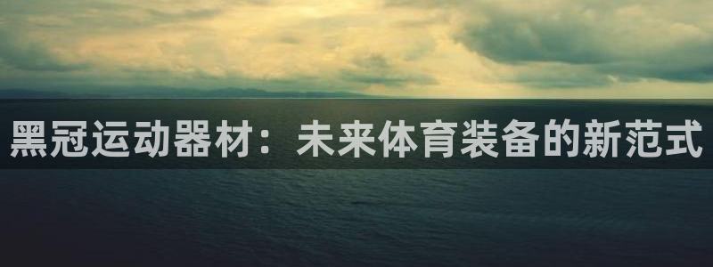风速体育官网下载招商电话是多少：黑冠运动器材：未来体育装备的